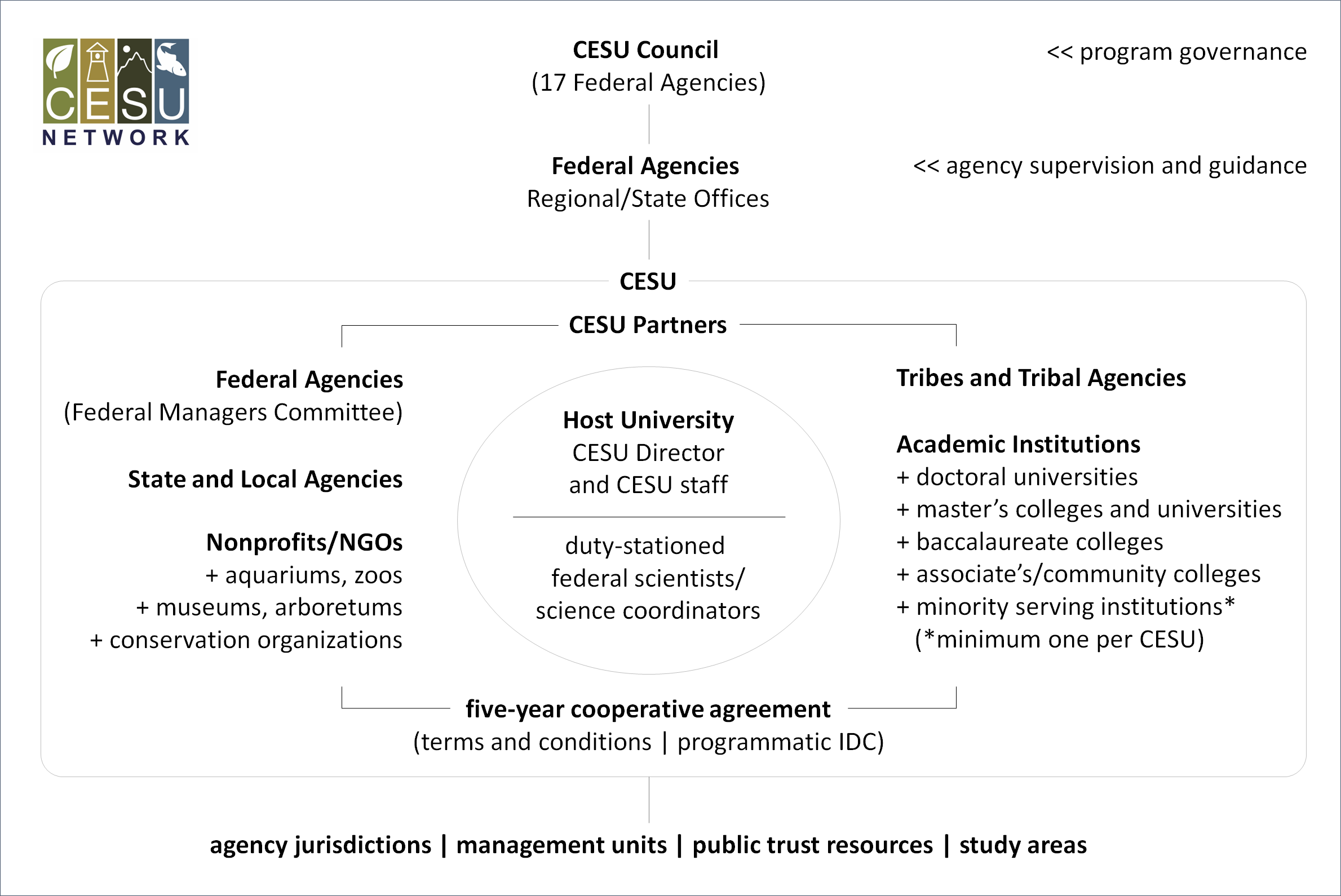 CESU Network Structure Diagram
